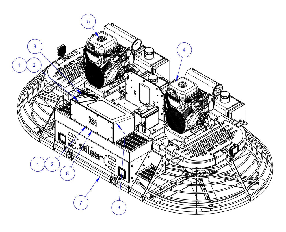 HP205 Mainframe-Vanguard Assembly Parts
