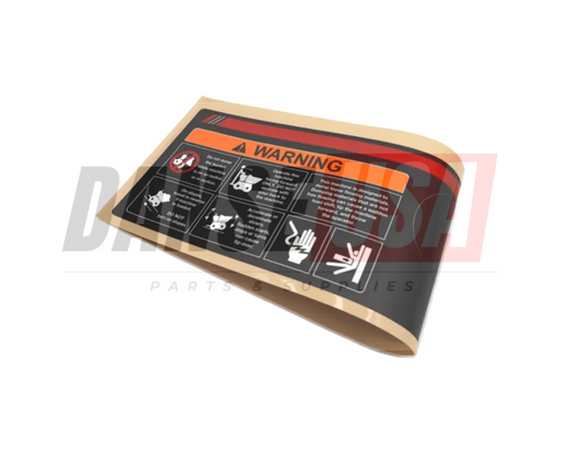 066517 Decal, Top Pane A  F/ Ar16 by Allen Enginnering