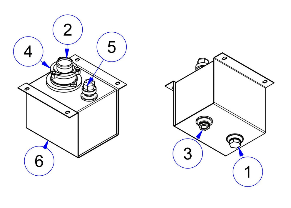 MSP475 Hydraulic Tank Assembly Parts
