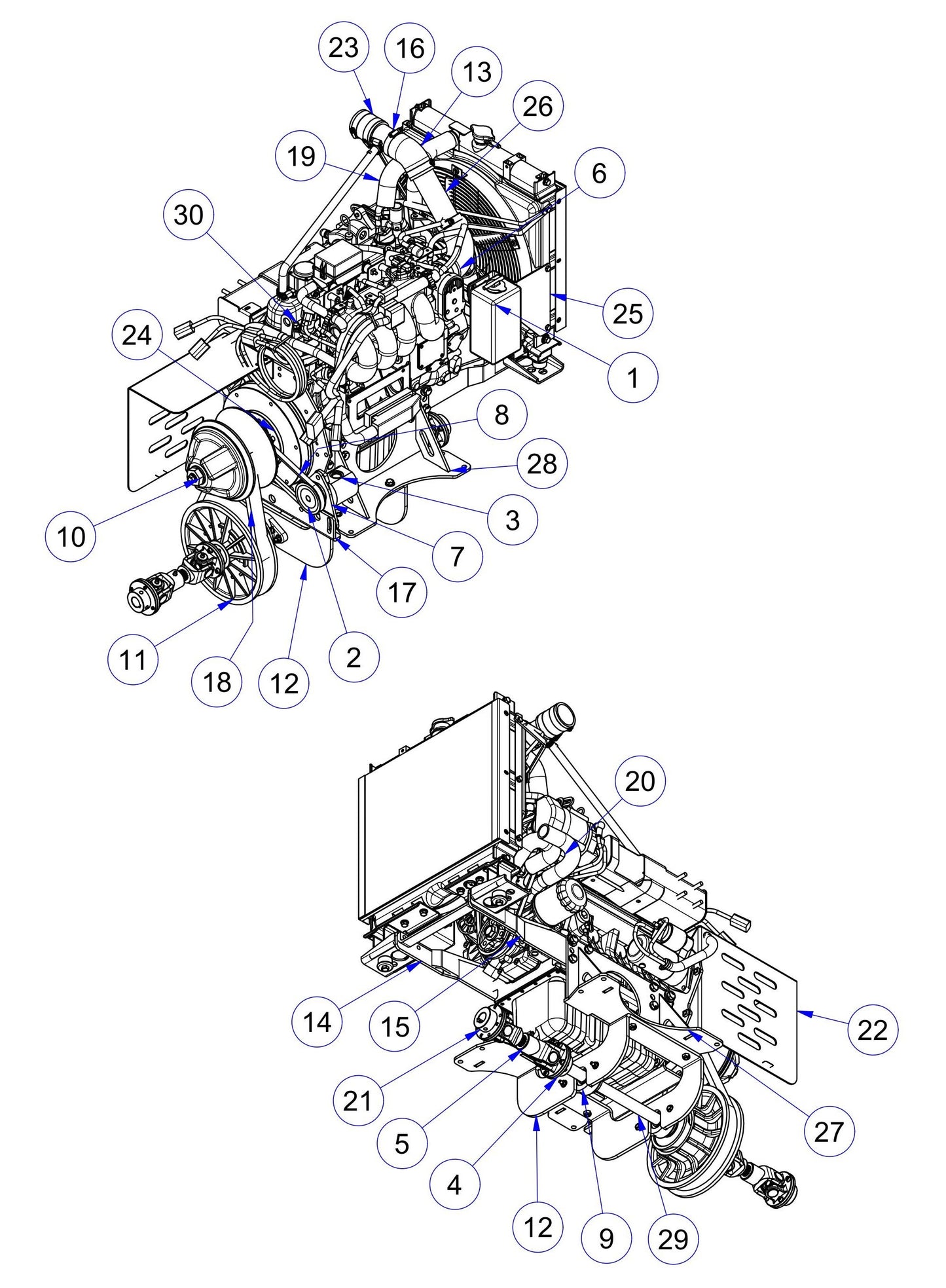 MSP475 Engine Assembly Parts by Allen Engineering
