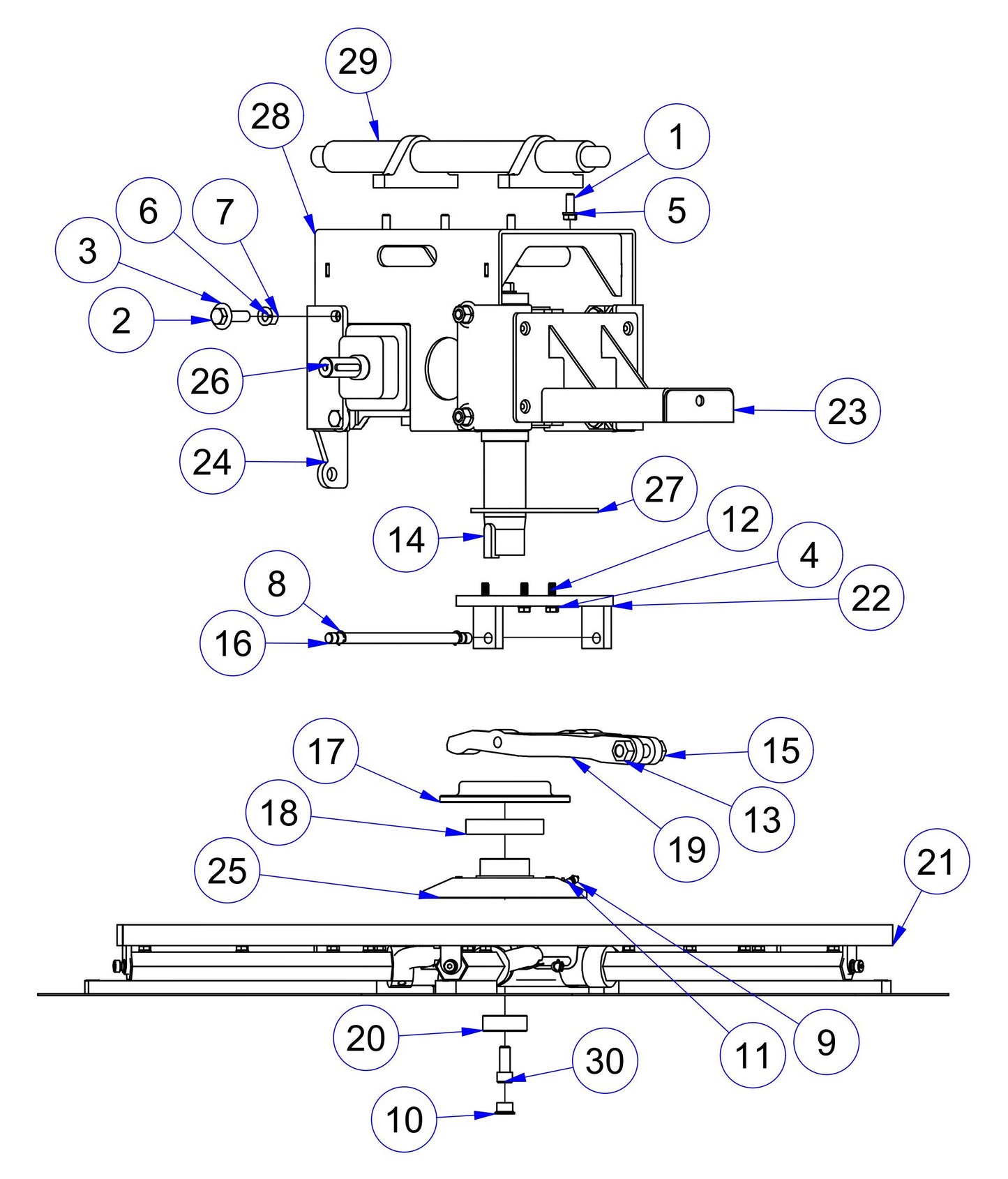 MSP475 Rotor Assembly-Left Hand Parts by Allen Engineering