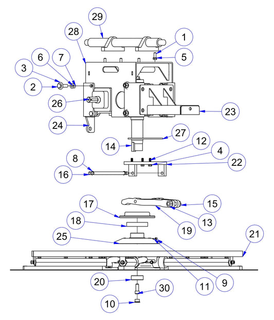MSP475 Rotor Assembly-Left Hand Parts by Allen Engineering