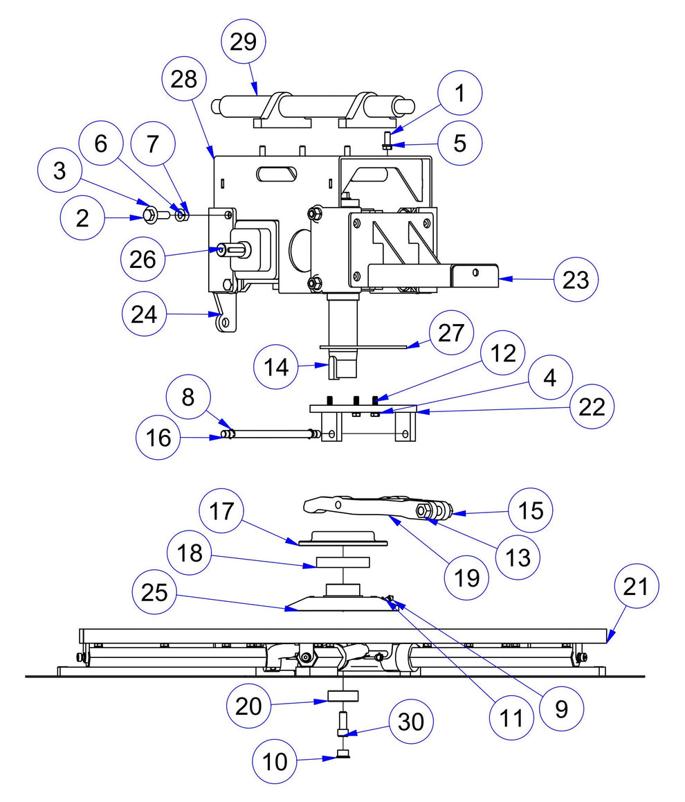 MSP475 Rotor Assembly-Left Hand Parts by Allen Engineering