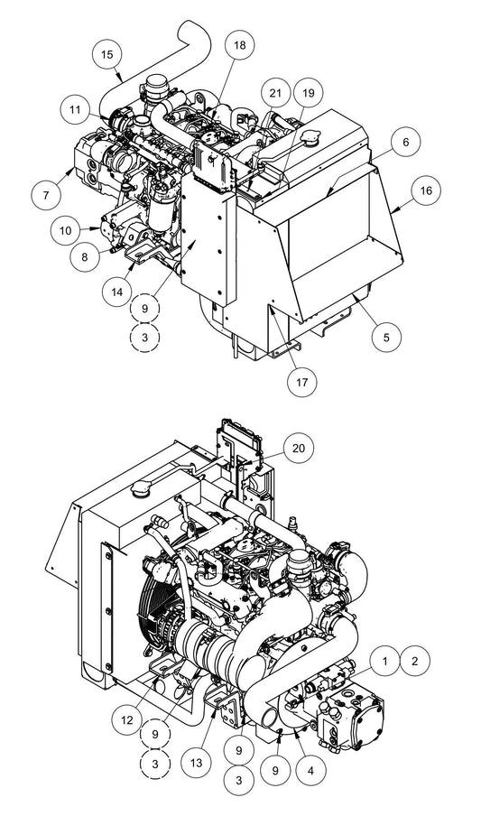 HDX600 (5-Boss) Engine Assembly Parts By Allen Engineering