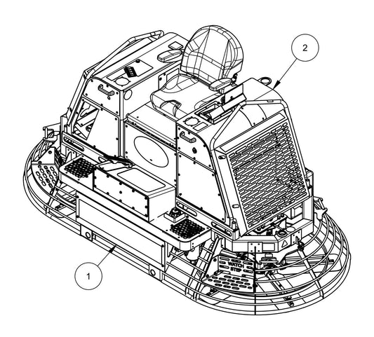 HDX600 (5-Boss) General Arrangement Assembly Parts