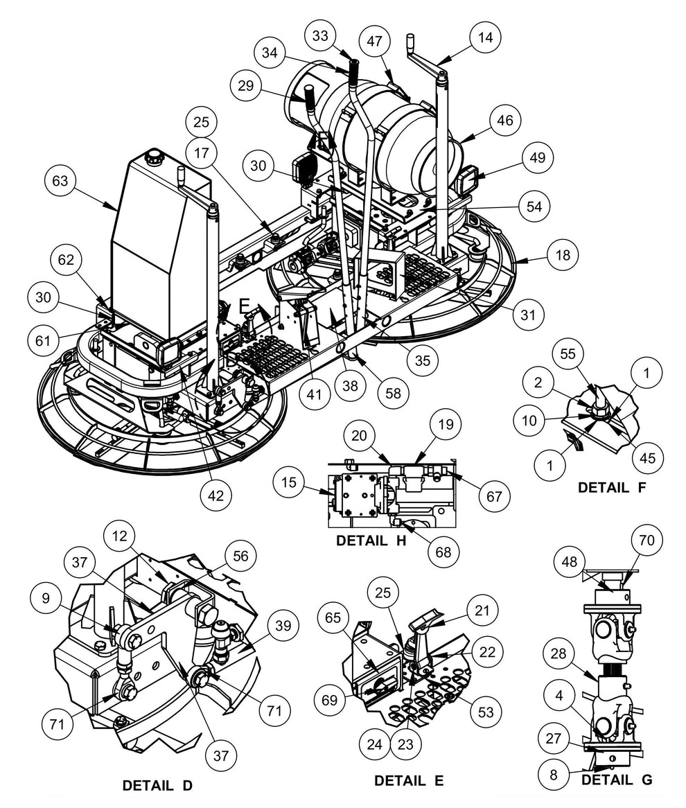 RP235 Lower Unit Assembly-2 Parts