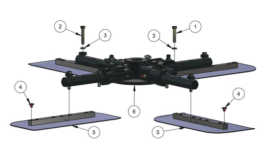 RP245 Lower Rotor Assembly-Left Hand Parts