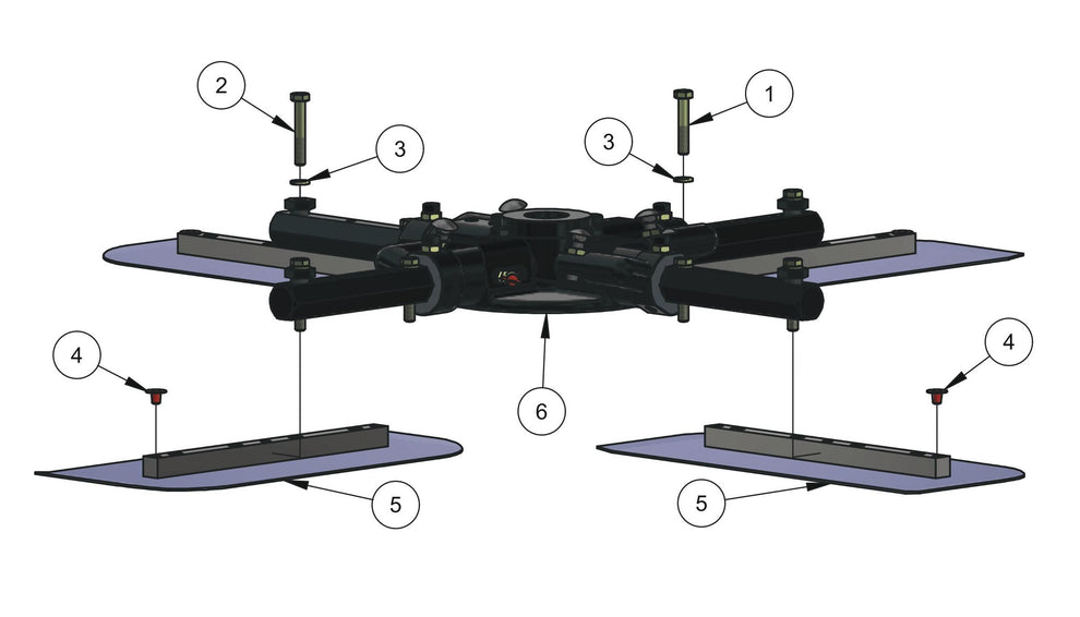 RP245 Lower Rotor Assembly-Right Hand Parts