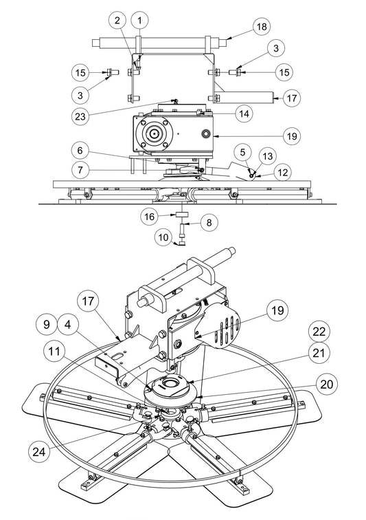 MSP455 Left Hand Rotor Assembly Parts by Allen Engineering