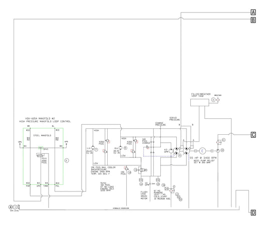 HDX615 Hydraulic System Assembly Parts