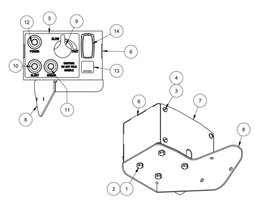 PRO424E-B Honda Engine Control Box Assembly Parts