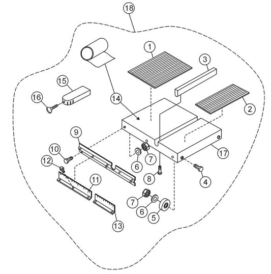 Cart Assembly Parts-MP25E1, MP25E3, MP2H 5 HP 1Ø ELECTRIC MOTOR, 5 HP 3Ø ELECTRIC MOTOR, 8.5 HP HONDA GASOLINE ENGINE