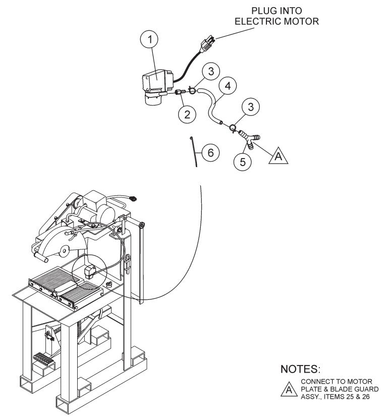 Water Pump Assembly (Electric Motors Only) Assembly Parts-MP25E1, MP25E3, MP2H 5 HP 1Ø ELECTRIC MOTOR, 5 HP 3Ø ELECTRIC MOTOR, 8.5 HP HONDA GASOLINE ENGINE