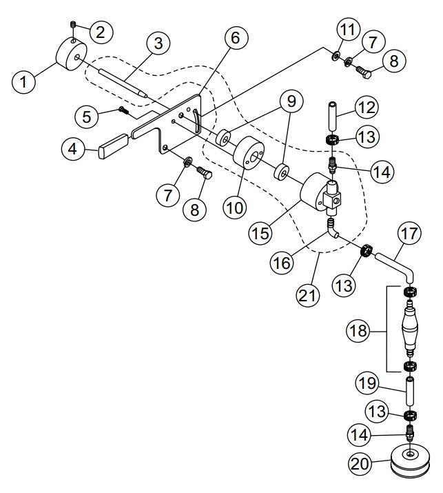 Water Pump Assembly (GASOLINE ONLY) Parts- MP115E, MP120E, MP1H 1.5 HP 1Ø ELECTRIC MOTOR, 2.0 HP 1Ø ELECTRIC MOTOR, 4.8 HP HONDA GASOLINE ENGINE
