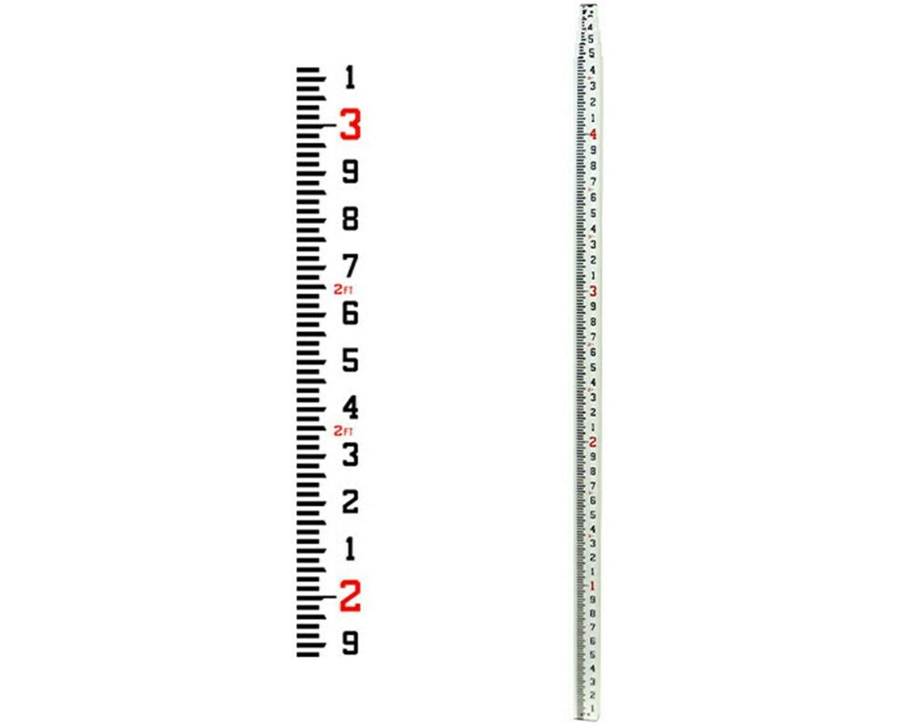 Sokkia 25 feet Fiberglass Grade Rod Measured In 10ths 1005156-01