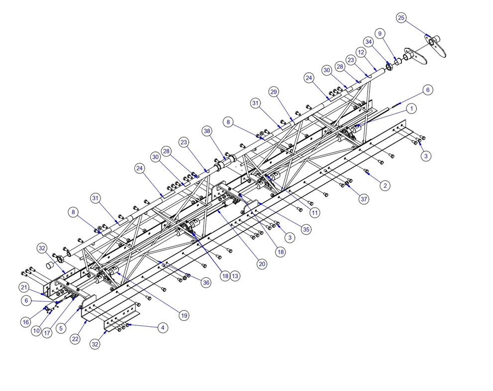 SE12 10 Foot Section Assembly Parts By Allen Engineering
