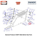 Swing Cover Plate W/label 6010768 Fits Core Cut CC6571 Walk Behind Saw By Diamond Products