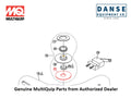 1154 A Wear Plate For B46, B46S90 Series Whiteman Walk-Behind Power Trowels By Multiquip