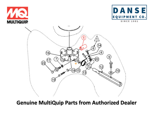 1157 A Bushing For J-Series Whiteman Walk-Behind Power Trowels By Multiquip