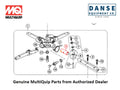 1157 A Bushing For BA-Series Whiteman Walk-Behind Power Trowels By Multiquip