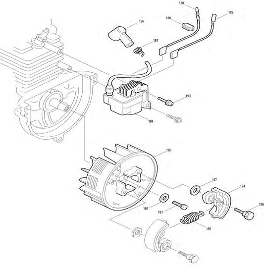EM4251, EM4251CA 4 Stroke String Trimmer Assembly  Part 11 by Makita