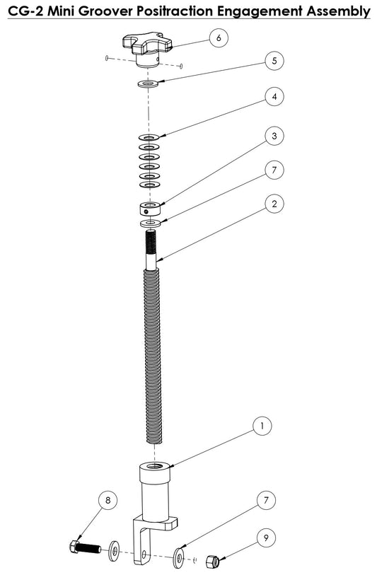 CG-2 (Diesel) Mini Groover Positraction Engagement Assembly