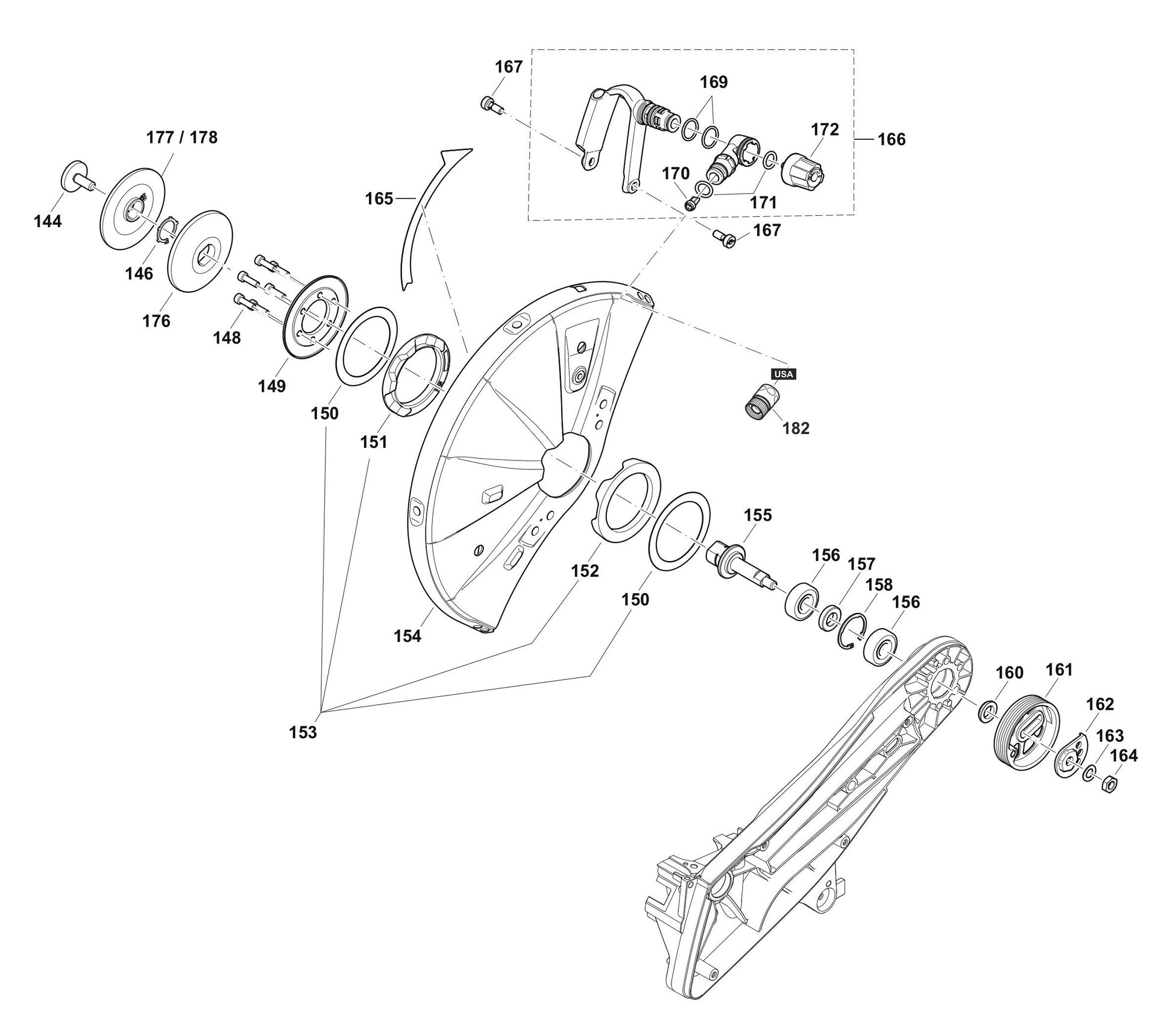 EK6101, PC-6114 Cutting Device Assembly Parts