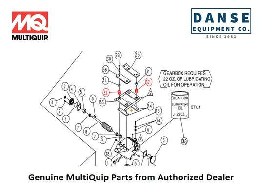 1247 Rubber Grommet For Epoxy-Series Whiteman Walk-Behind Power Trowels By Multiquip