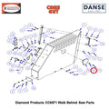 5/16" Belleville Washer 2900252 Fits Core Cut CC6571 Walk Behind Saw By Diamond Products