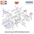 3/8-16X1-1/4 Hex Capscrew 2900013 Fits Core Cut CC6571 Walk Behind Saw By Diamond Products