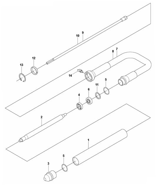 HA 45 Complete Product Assembly Parts by Husqvarna
