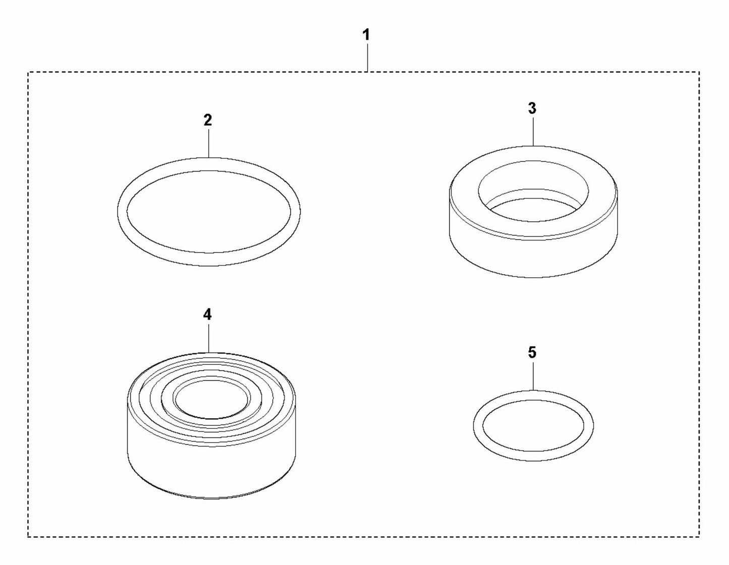 HA 45 Service Kit Assembly Parts by Husqvarna
