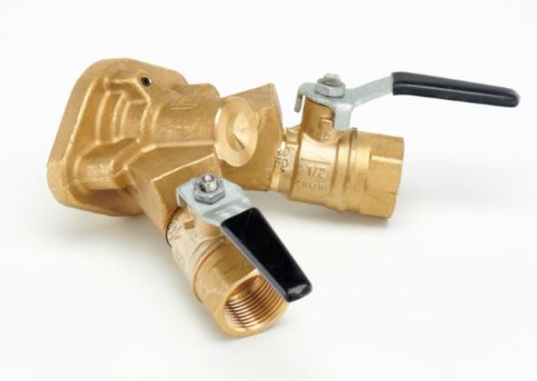 1310074350 VALVE-BALL:TWIN OUTLET G3/4 FOR ATLAS COPCO DYNAPAC CHICAGO PNEUMATIC EQUIPMENT