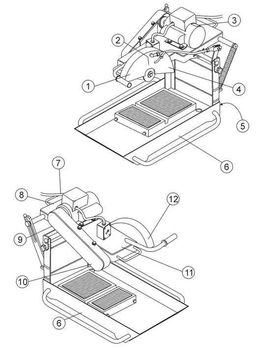 Nameplate and Decals Assembly Parts- MP1455H (5.5 HP GASOLINE), MP1415E (1.5 HP ELECTRIC), MP1420E (2.0 HP ELECTRIC) MP1 SERIES