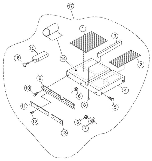 Cart Assembly Parts- MP1455H (5.5 HP GASOLINE), MP1415E (1.5 HP ELECTRIC), MP1420E (2.0 HP ELECTRIC) MP1 SERIES