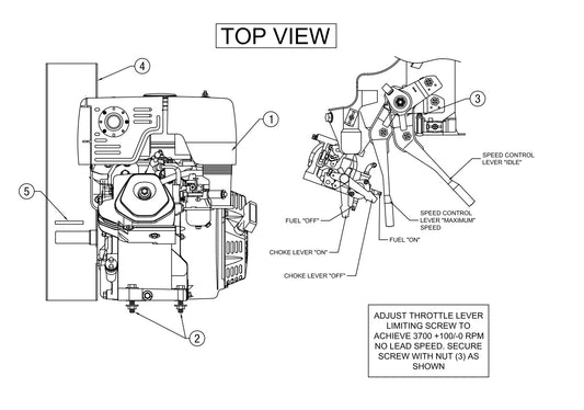 AW16-H 13HP Honda Engine with Recoil &amp; Electric Start Assembly Parts By Allen Engineering