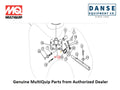 1456 Nut For B-Series Whiteman Walk-Behind Power Trowels By Multiquip