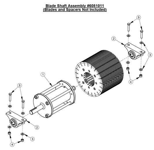 CG-1 Blade Shaft Assembly