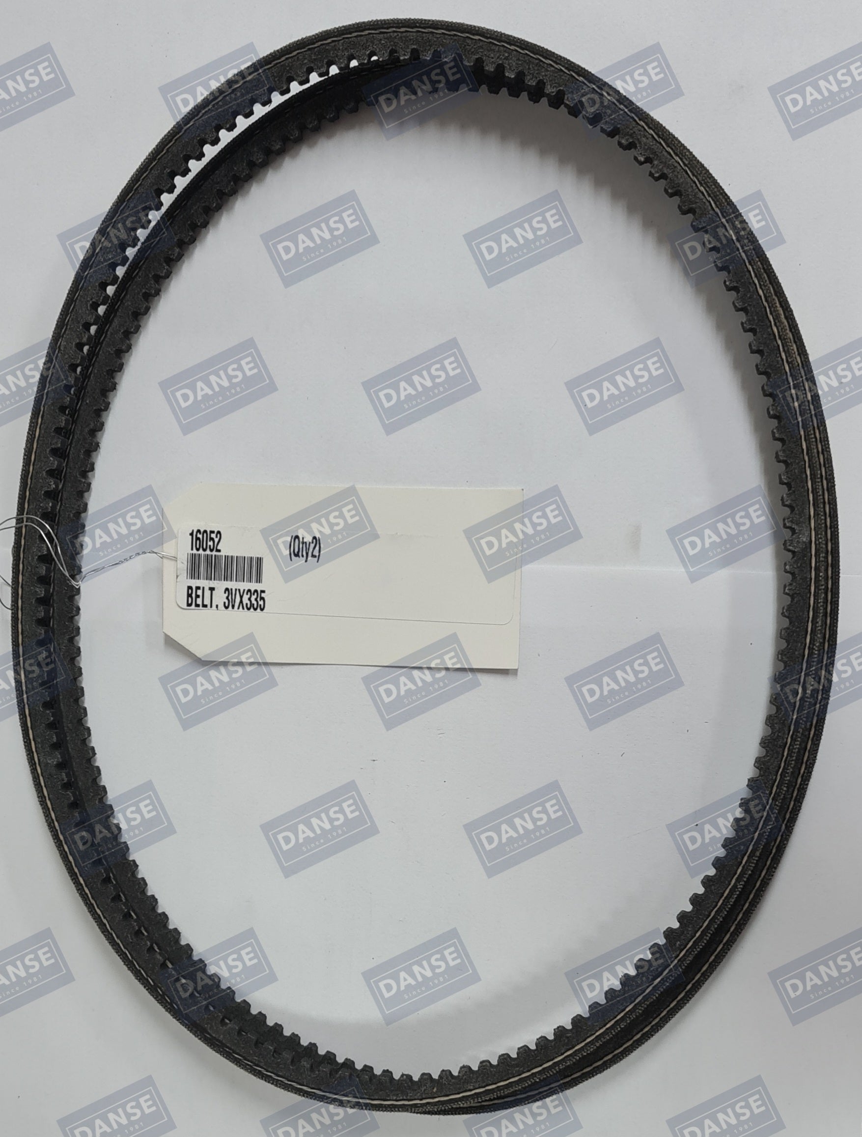 16052 Belt 3Vx335 for G55H Flex Shaft Concrete Vibrator by Multiquip