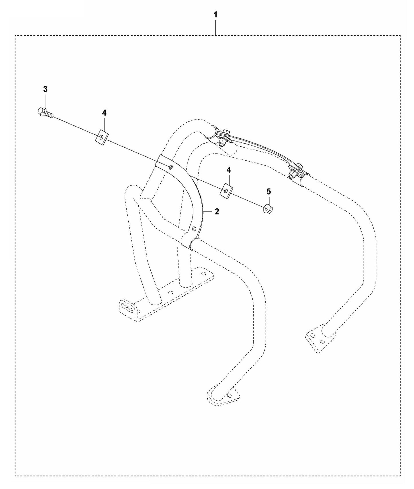 LF 75 LAT Fork Lifting Device Assembly Parts by Husqvarna