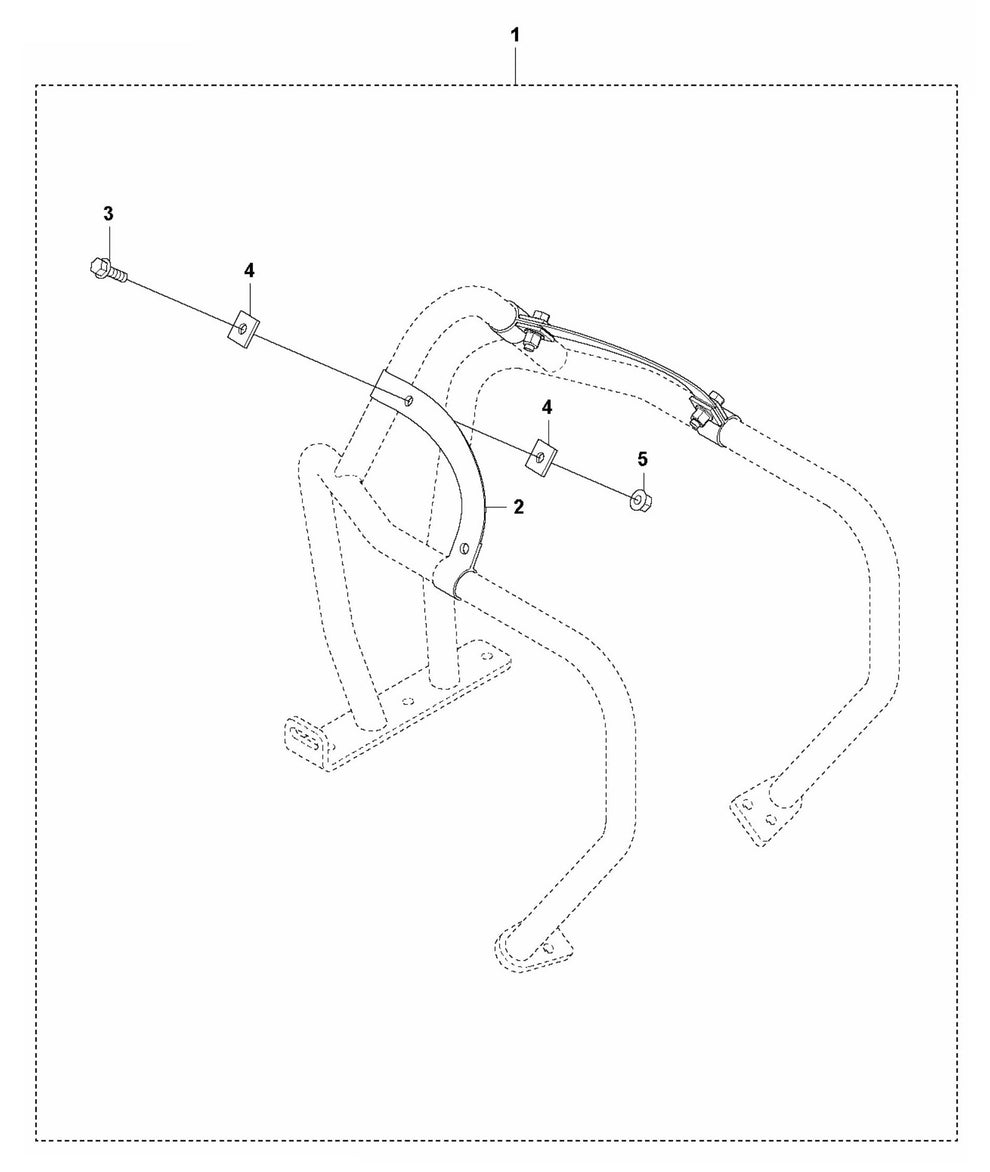 LF 75 LAT Fork Lifting Device Assembly Parts by Husqvarna