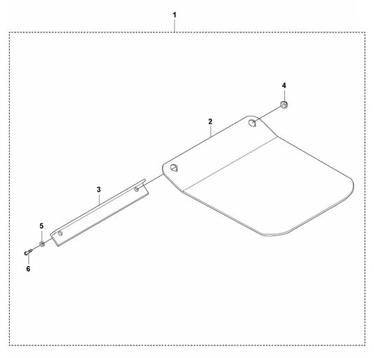 LF 75 LAT Block Paving Plate 420 mm (16,5 in") Assembly Parts by Husqvarna