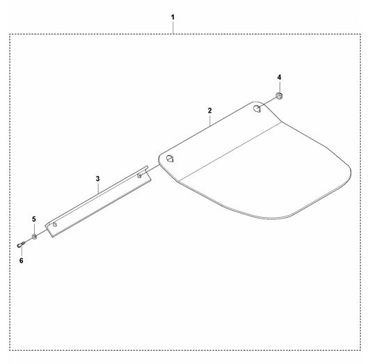 LF 75 LAT Block Paving Plate 500 mm (19,7 in") Assembly Parts by Husqvarna