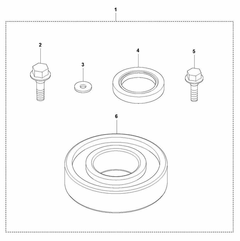 LF 75 LAT Eccentric Element Repair Kit Assembly Parts by Husqvarna