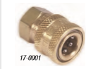 17-0001 Qc 1/4F X 1/4 Socket Brass for AC2-PR09-30M Air Compressor by Mi-T-M 170001