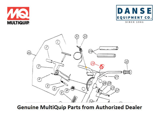 1727 Quick Pitch Safety Switch For Epoxy-Series Whiteman Walk-Behind Power Trowels By Multiquip