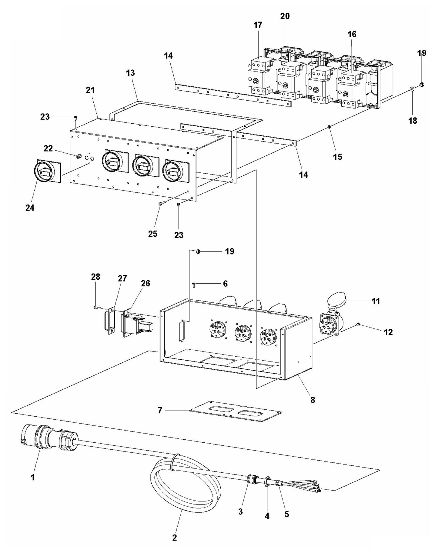 CF 67T CI4P Terminal Box Assembly Parts by Husqvarna