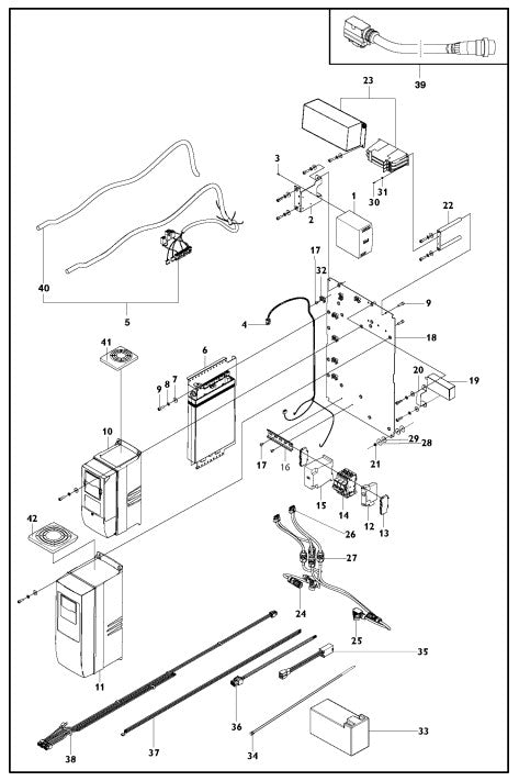 Electrical 2 Assembly Parts For PG 820 RC By Husqvarna