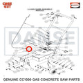 2900420 Rivet Nut, Hex Hd., 1/4"-20 CC1000 Concrete Saw Core Cut by Diamond Products