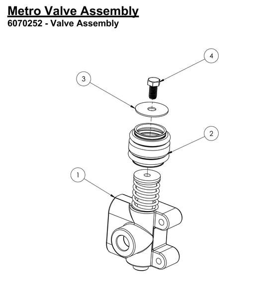 HS-24-F-15 Metro Valve Assembly Parts